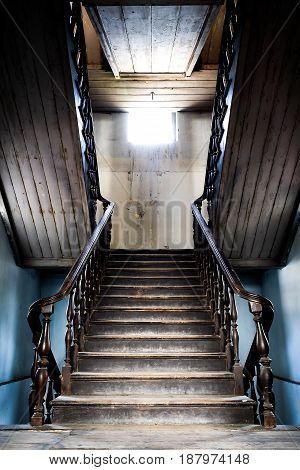 old separate stairs Bang Rak Fire Station bangkok thailand