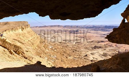 Canyon Ein Avdat In Negev Desert