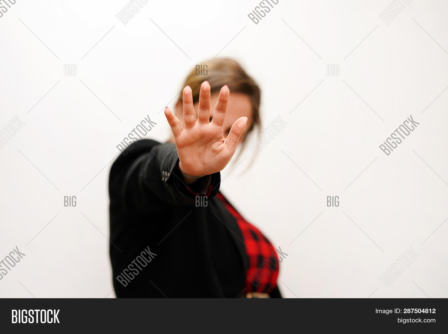 Woman Hide Her Face Image Photo Free Trial Bigstock