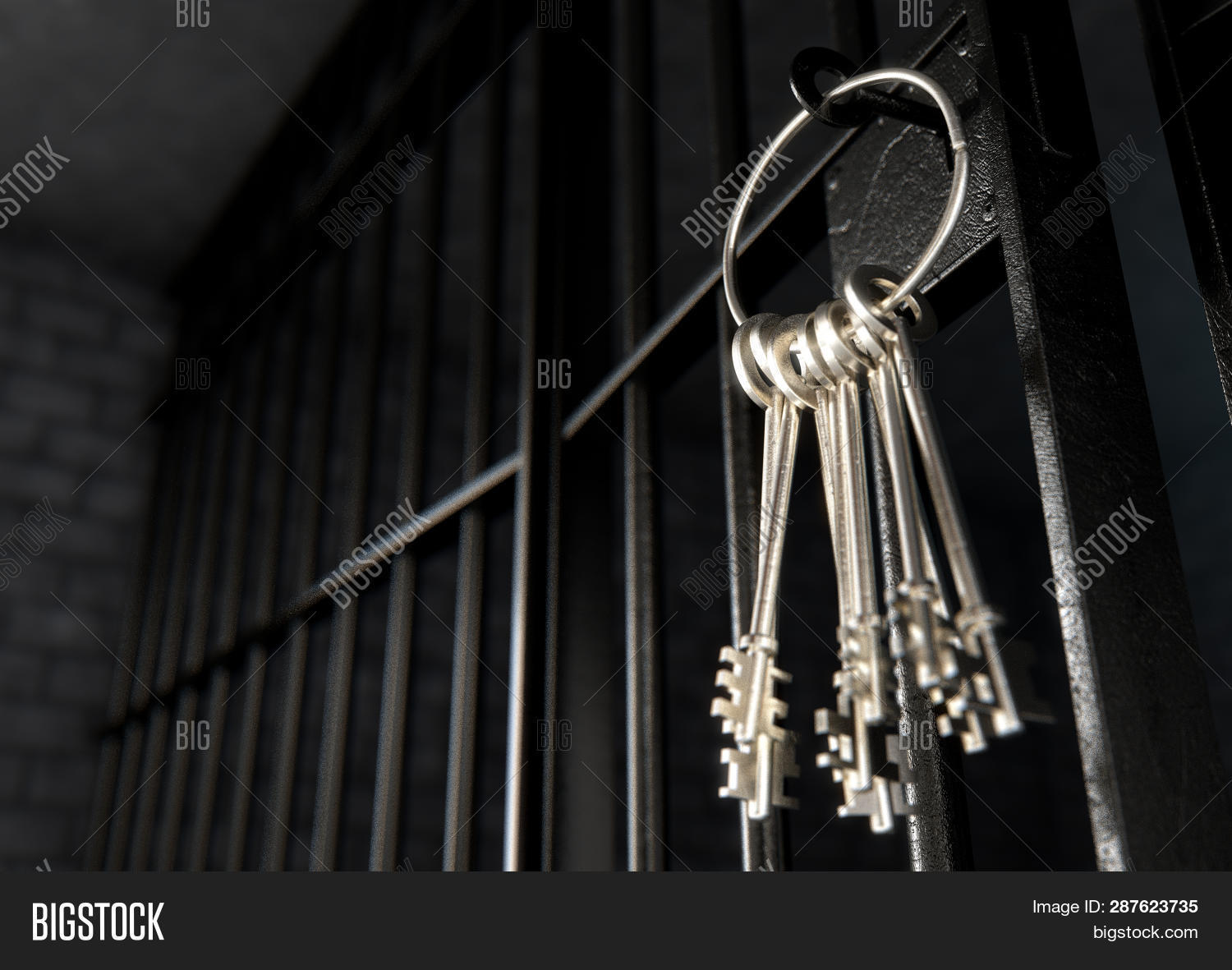 Closeup Lock Jail Cell Image & Photo (Free Trial) Bigstock