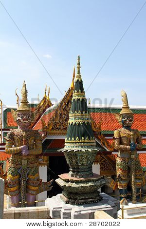 Det kongelige palads. Bangkok, Thailand