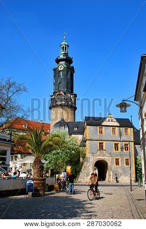 Weimar, Thuringia, Germany - May 05, 2013: The Historical Center Of Weimar
