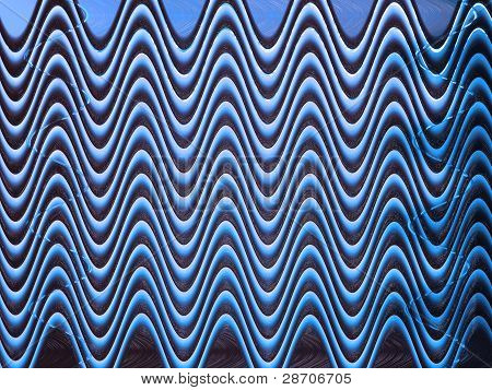 Fond bleu bosselé