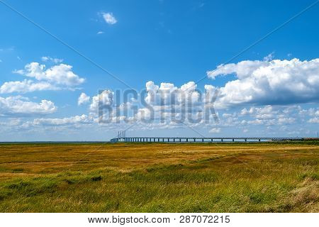 Oresundsbron From Swedish Field