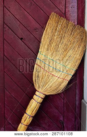 Brooms For Cleaning, Handmade. Made From Sorghum.