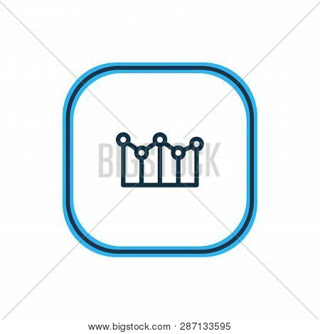 Vector Illustration Of Adwords Campaign Icon Line. Beautiful Marketing Element Also Can Be Used As S