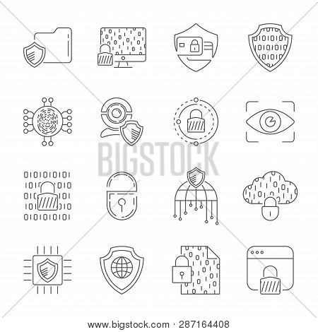 Cyber Security, Information, Data And Network Protection. Protection Technology, Web Services For Bu