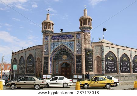 Ardabil, Iran- September 26, 2018: Friday Mosque In The City Ardabil, Northern Iran.