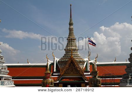 Det kongelige palads. Bangkok, Thailand