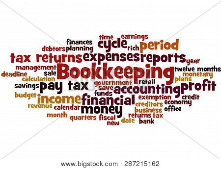 Bookkeeping Word Cloud Concept 2