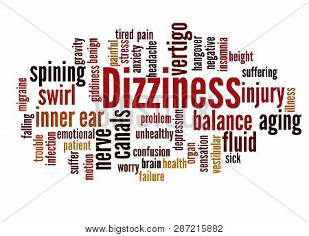 Dizziness Word Cloud Concept