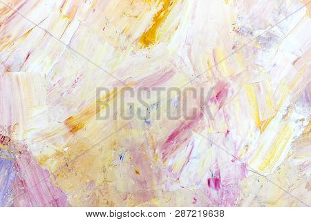Abstract Atristic Oil Background. Oils On Canvas.