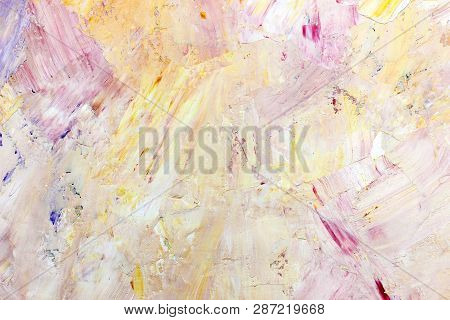 Abstract Atristic Oil Background. Oils On Canvas.