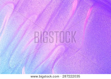 Vaporwave Style Texture Background: Neon Pink Funky Paint Texture.