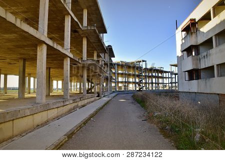 Under Construction Yard, In Toledo, Portillo Nature Walk