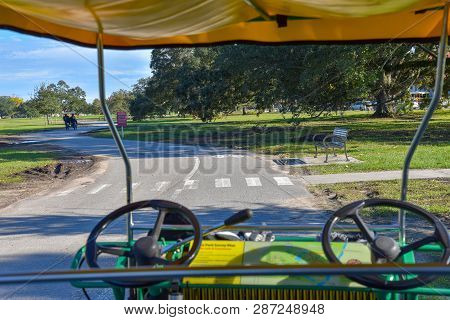 Quadracycle In New Orleans City Park