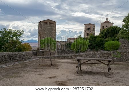 Church Of Santa Maria La Mayor In Trujillo (spain), One Of The Most Iconic Of The City