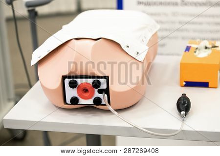 Medical Dummy For Carrying Out Colonoscopy For Training Doctors