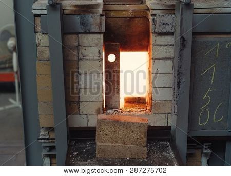 Oven Is Glowing Yellow Orange From Heat