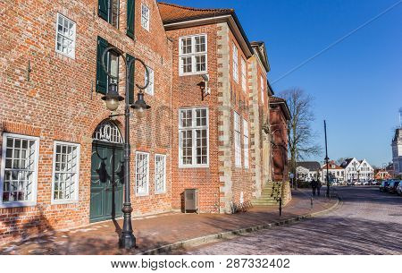 Amtsgericht Government Building In Historic City Jever, Germany