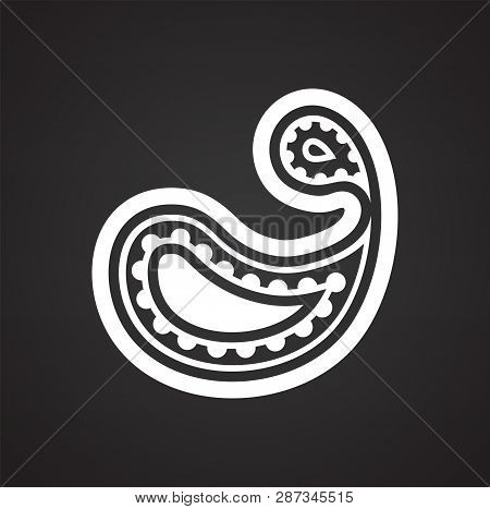 Buta Icon On Black Background For Graphic And Web Design. Simple Vector Sign. Internet Concept Symbo