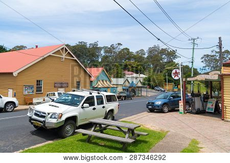 Street View In The Historical City Of Tilba, Classified By The National Trust As The Central Tilba C