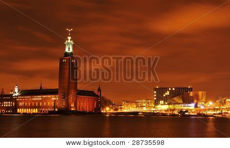 Stockholm by night