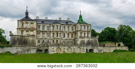 Northern Side Of The Renaissance-baroque Pidhirtsi Castle-fortress Built In The Mid 17th Century In 
