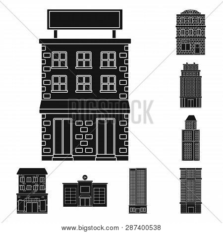 Vector Design Of Modern And Estate   Logo. Set Of Modern And Building Vector Icon For Stock.