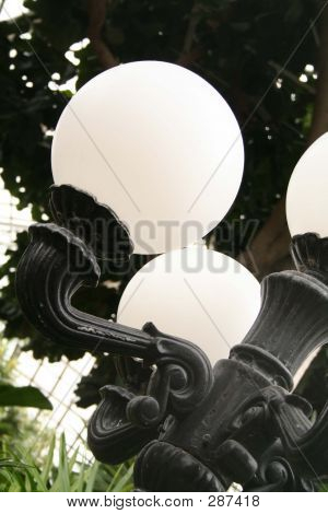 Viktoriánus Globe lámpaoszlop