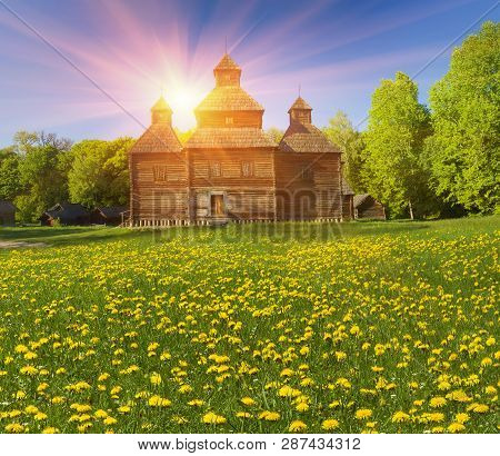 Wooden Church In Pirohovo