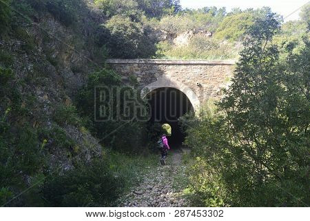 Abandoned Railway Mining Of Sulcis In Bindua