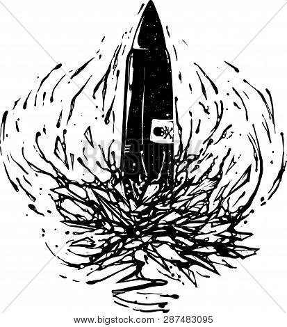 Black Bullet Bloods Art Design Illustration Design Art