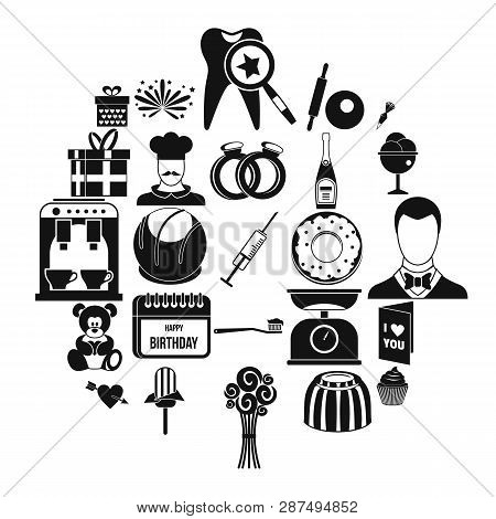Dulcet Icons Set. Simple Set Of 25 Dulcet Icons For Web Isolated On White Background
