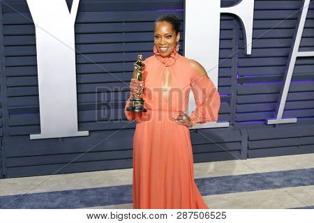 BEVERLY HILLS - FEB 24: Regina King at the 2019 Vanity Fair Oscar Party at The Wallis Annenberg Center for the Performing Arts on February 24, 2019 in Beverly Hills, CA