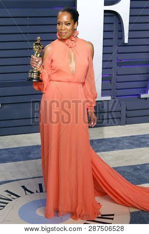 BEVERLY HILLS - FEB 24: Regina King at the 2019 Vanity Fair Oscar Party at The Wallis Annenberg Center for the Performing Arts on February 24, 2019 in Beverly Hills, CA