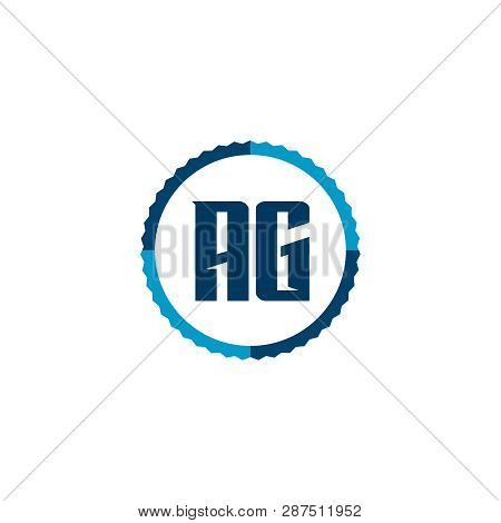 Initial Letter Logo Ag Template Vector Design