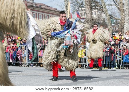 Ljubljana, Slovenia / Slovenia - February 02 2019: Carnival In Slovenia With Some Traditional Sloven