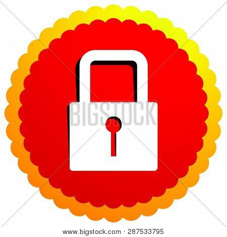 For Security, Prevention, Privacy Themes: Padlock Icon