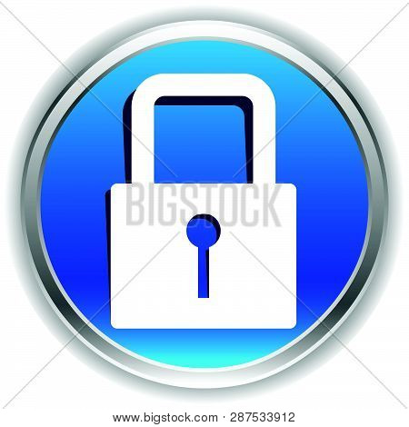 For Security, Prevention, Privacy Themes: Padlock Icon