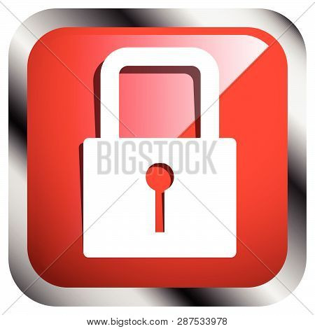 For Security, Prevention, Privacy Themes: Padlock Icon