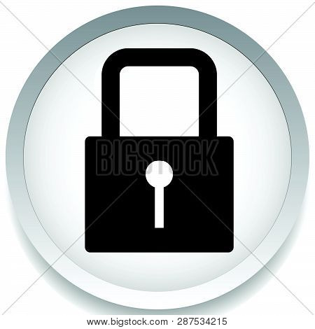 For Security, Prevention, Privacy Themes: Padlock Icon