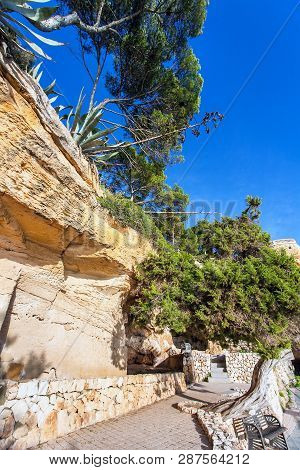 Porto Cristo, Mallorca, Spain 18.december.2018 At The Beach