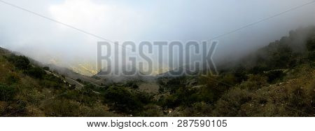 Aerial Panoramic View To Filfil Rainforest , Eritrea