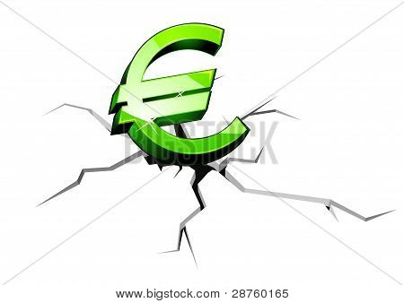 Euro Money Down