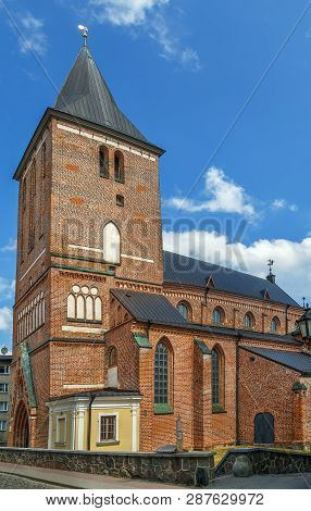 St. John Church, Tartu Is A Brick Gothic Lutheran Church, One Of The Landmarks Of The City Of Tartu,
