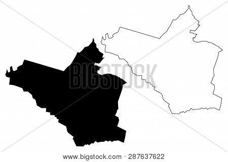 Wasit Governorate (republic Of Iraq, Governorates Of Iraq) Map Vector Illustration, Scribble Sketch 