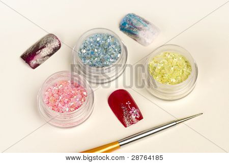 Nagel Glitter