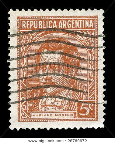 Argentína postai bélyegző