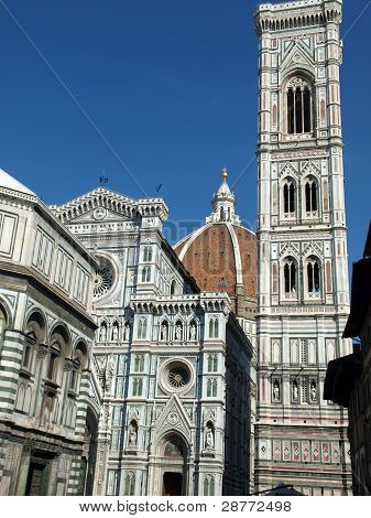 Campanile baptisteria a Duomo - Florencie